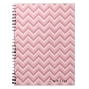 Pink Chevron Pretty Notebook