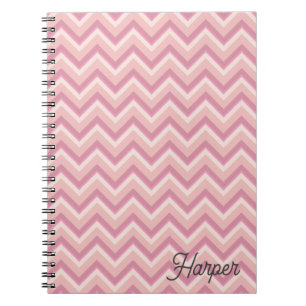 Pink Chevron Pretty Notebook