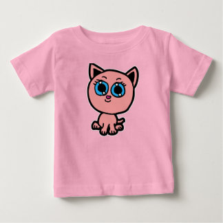 Pink Chibi Kitty Baby T-Shirt
