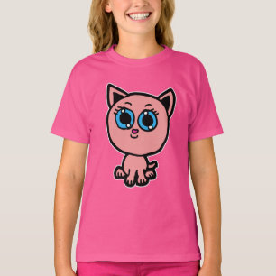Pink Chibi Kitty T-Shirt