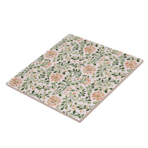 Pink Chic Floral Tile