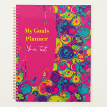 Pink | Chic Multicolor Goals Planner