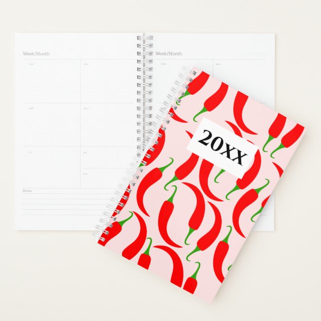 Pink Chilli Peppers Planner (Display)