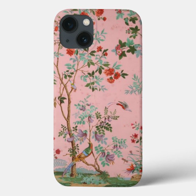 Pink Chinoiserie Case-Mate iPhone Case (Back)