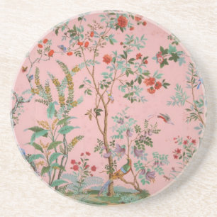 Pink Chinoiserie Coaster