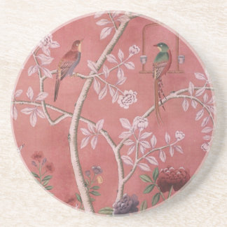 Pink Chinoiserie Coaster