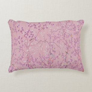 Pink Chinoiserie Decorative Cushion