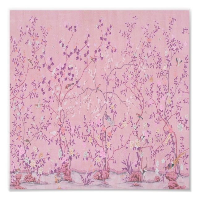 Pink Chinoiserie  Photo Print (Front)