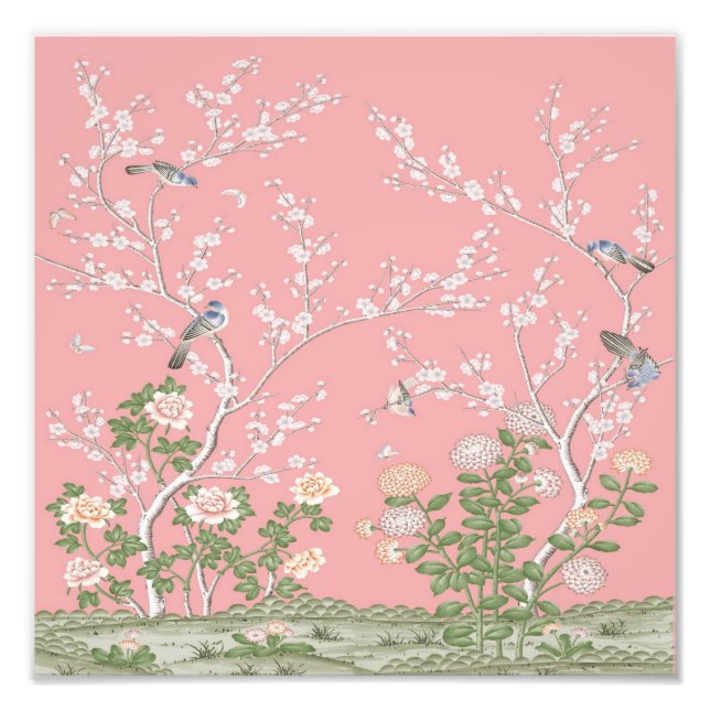 Pink Chinoiserie  Photo Print (Front)