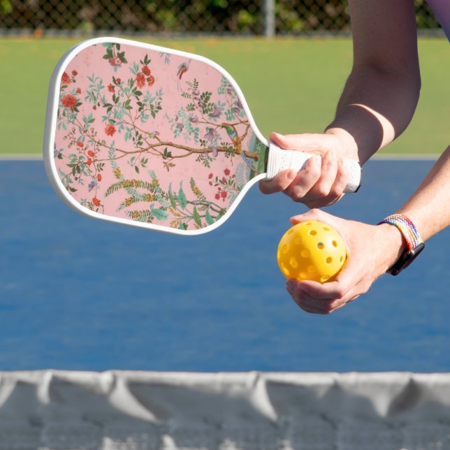 Pink Chinoiserie Pickleball Paddle (Insitu)