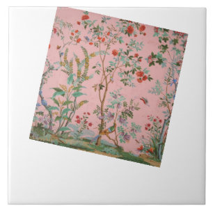 Pink Chinoiserie Tile
