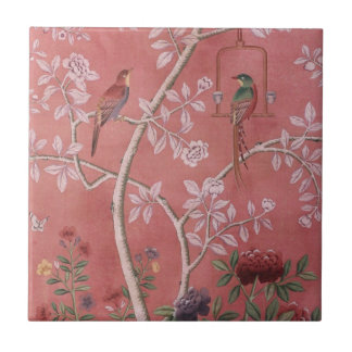 Pink Chinoiserie Tile