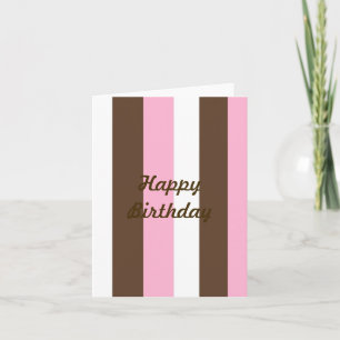 Pink Chocolate Vanilla Card