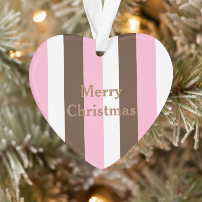 Pink Chocolate Vanilla Ornament (Tree)