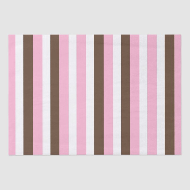 Pink Chocolate Vanilla Tissue Paper (Front)