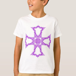 Pink Christian Cross Modern Aesthetic Art T-Shirt