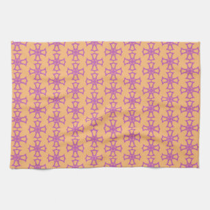 Pink Christian Cross Modern Aesthetic Art Tea Towel