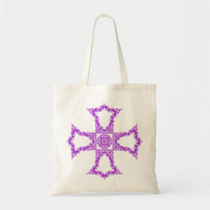 Pink Christian Cross Modern Aesthetic Art Tote Bag