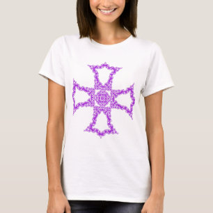 Pink Christian Cross T-Shirt