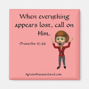Pink Christian Magnet