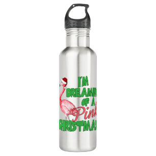 Pink Christmas 710 Ml Water Bottle