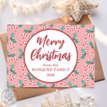 Pink Christmas Candy Cane