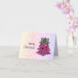 Pink Christmas Card