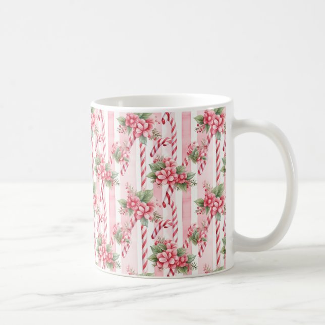 Pink Christmas Coffee Mug (Right)