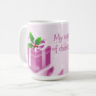 Pink Christmas Gift Coffee Mug