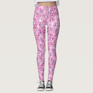 Pink Christmas Leggings