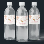 Pink Christmas Little Cookie Baby Shower Water Bottle Label<br><div class="desc">Elevate your baby shower with our charming Little Cookie Baby Shower Bottle Label Printable. Adorned with adorable baby motifs,  these customisable labels add a touch of whimsy to your event. Personalise to create a delightful atmosphere that makes your refreshments as adorable as they are refreshing! 

BS977</div>