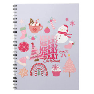 Pink Christmas Notebook