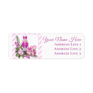 Pink Christmas Nutcracker and Gifts