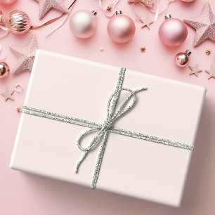 Pink Christmas Solid Color Wrapping Paper