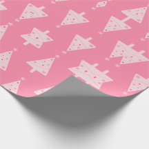 Pink Christmas Tree Pattern
