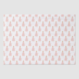 Pink Christmas tree  Tissue Paper
