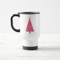 Pink christmas tree