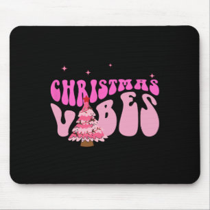 Pink Christmas Vibes Christmas Xmas Pyjamas  Mouse Mat