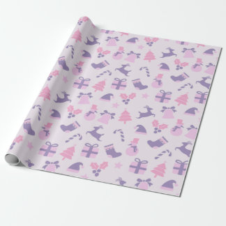 Pink Christmas Wrapping Paper