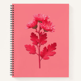 Pink Chrysanthemum Notebook