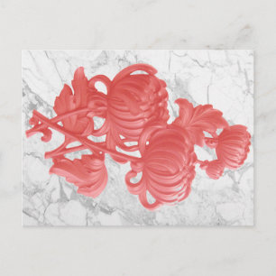Pink Chrysanthemum Postcard