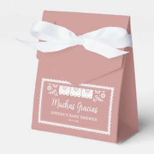 Pink Cielito Lindo Mexican Baby Shower  Favour Box