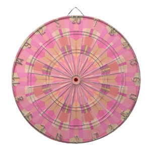 Pink Circles Dartboard