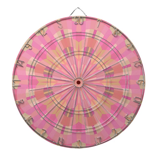 Pink Circles Dartboard (Front)