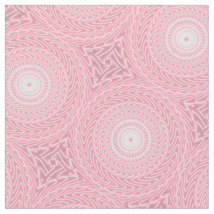 Pink circles pattern fabric