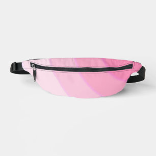Pink Circular Swirls ombre Bum Bags