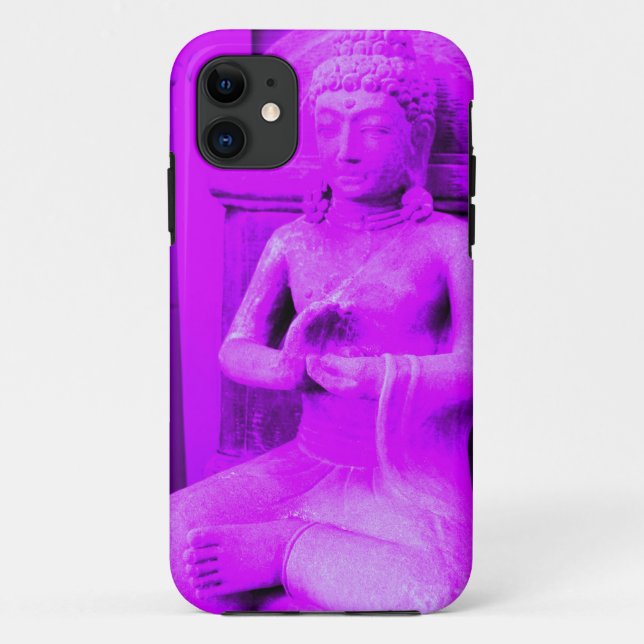 pink clapping buddha Case-Mate iPhone case (Back)