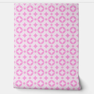 pink  classic Art-Deco pattern Wallpaper