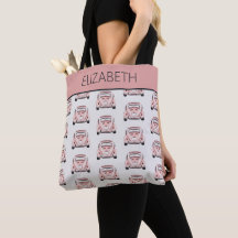 Pink Classic Vintage Buggy Bug Car Personalised