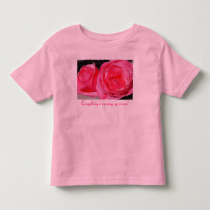 Pink Climbing Roses Toddler T-Shirt